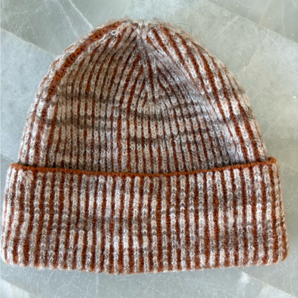 Sonoma Rust and Cream  beanie